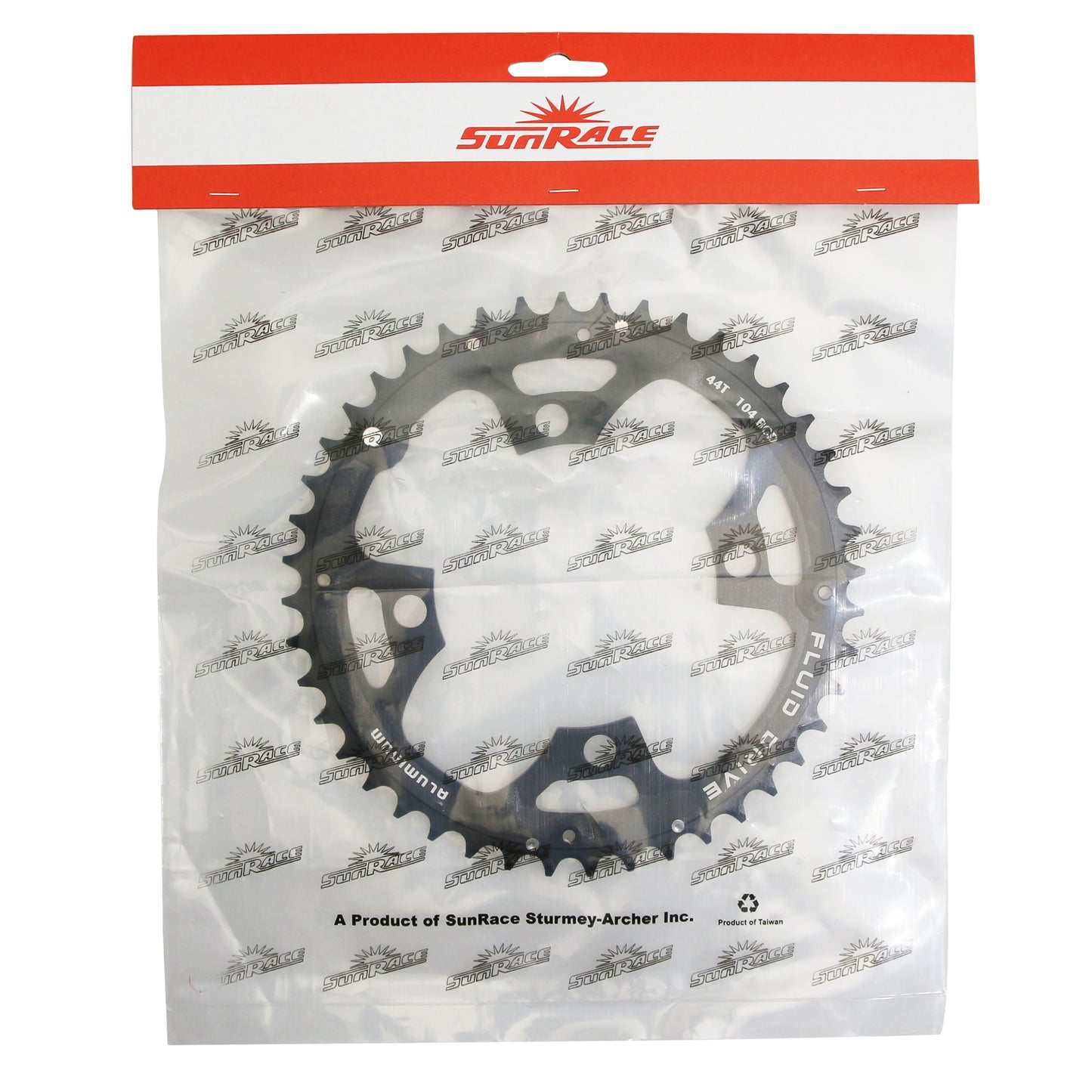Plateau VTT 4 bras D104 pour SunRace triple ext 44D