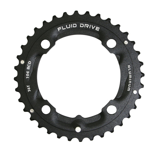 Plateau VTT 4 bras D104 pour SunRace triple mil-ext 36D
