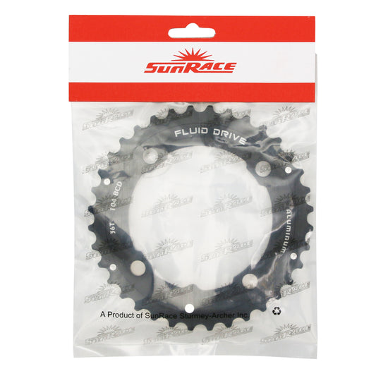 Plateau VTT 4 bras D104 pour SunRace triple mil-ext 36D