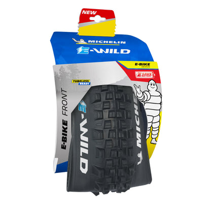 Pneu VTT VAE 27.5 X 2.60 Michelin E-Wild Front Tubeless Ready TS (66-584) (650B)