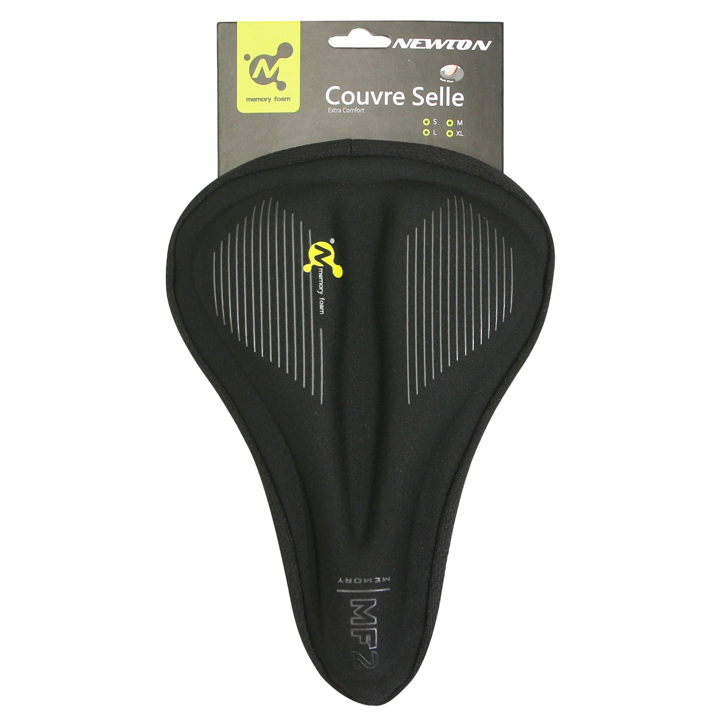 Newton Gel Memory Foam Saddle Cover Black 270x195