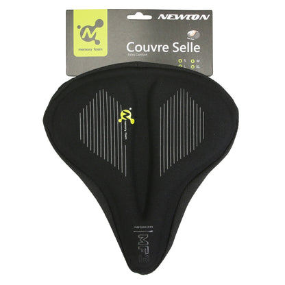 Couvre-selle Newton gel mémoire noir 245x230