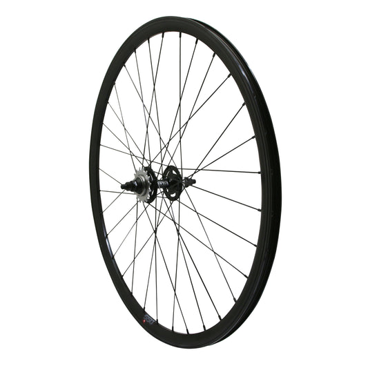Roue PCP route fixie patin noir arrière double filetage pignon 16DTS