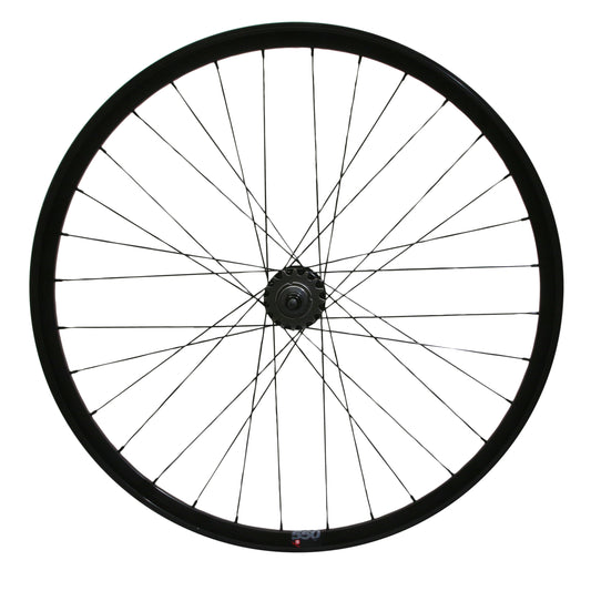 Roue PCP route fixie patin noir arrière double filetage pignon 16DTS