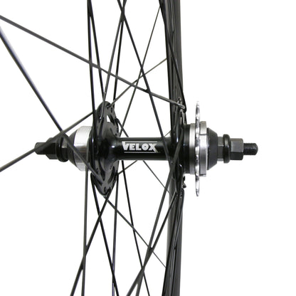 Roue PCP route fixie patin noir arrière double filetage pignon 16DTS