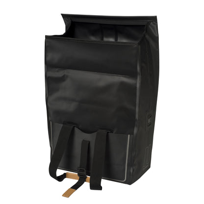 Basil Urban Dry Shopper Black Right/Left Waterproof 20L 32x15x37cm Rear Pannier