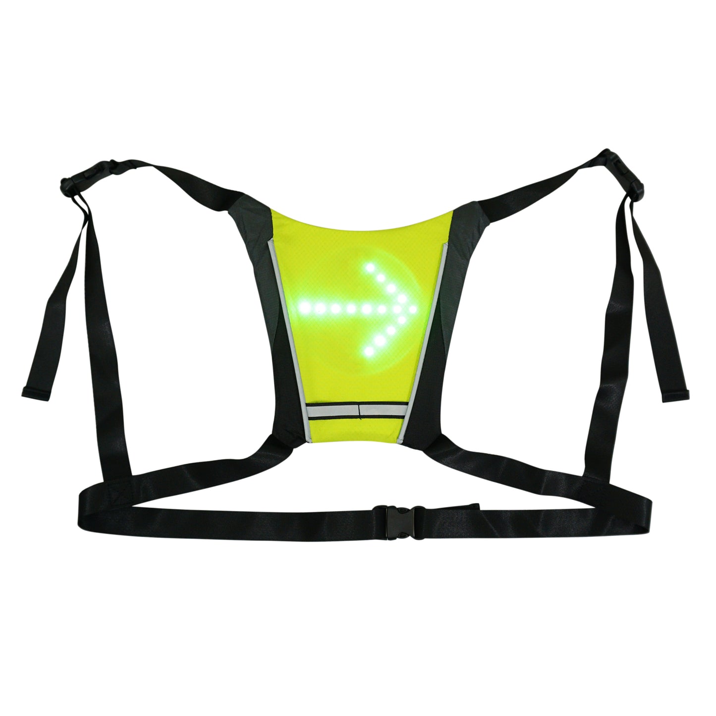 PCP LED signaling USB safety vest-harness