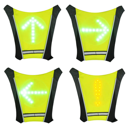 PCP LED signaling USB safety vest-harness