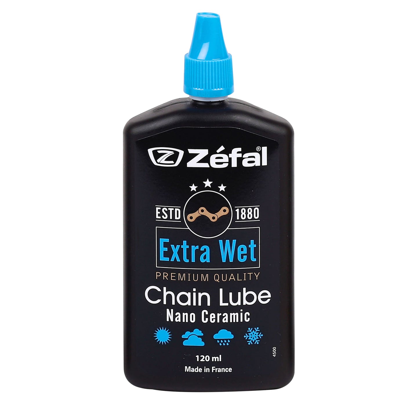 Lubrifiant vélo chaîne Zéfal extra wet (burette 120ml)