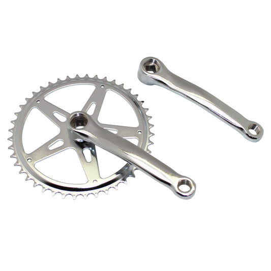 City crankset PCP chrome-plated steel 150 chainring 44 teeth