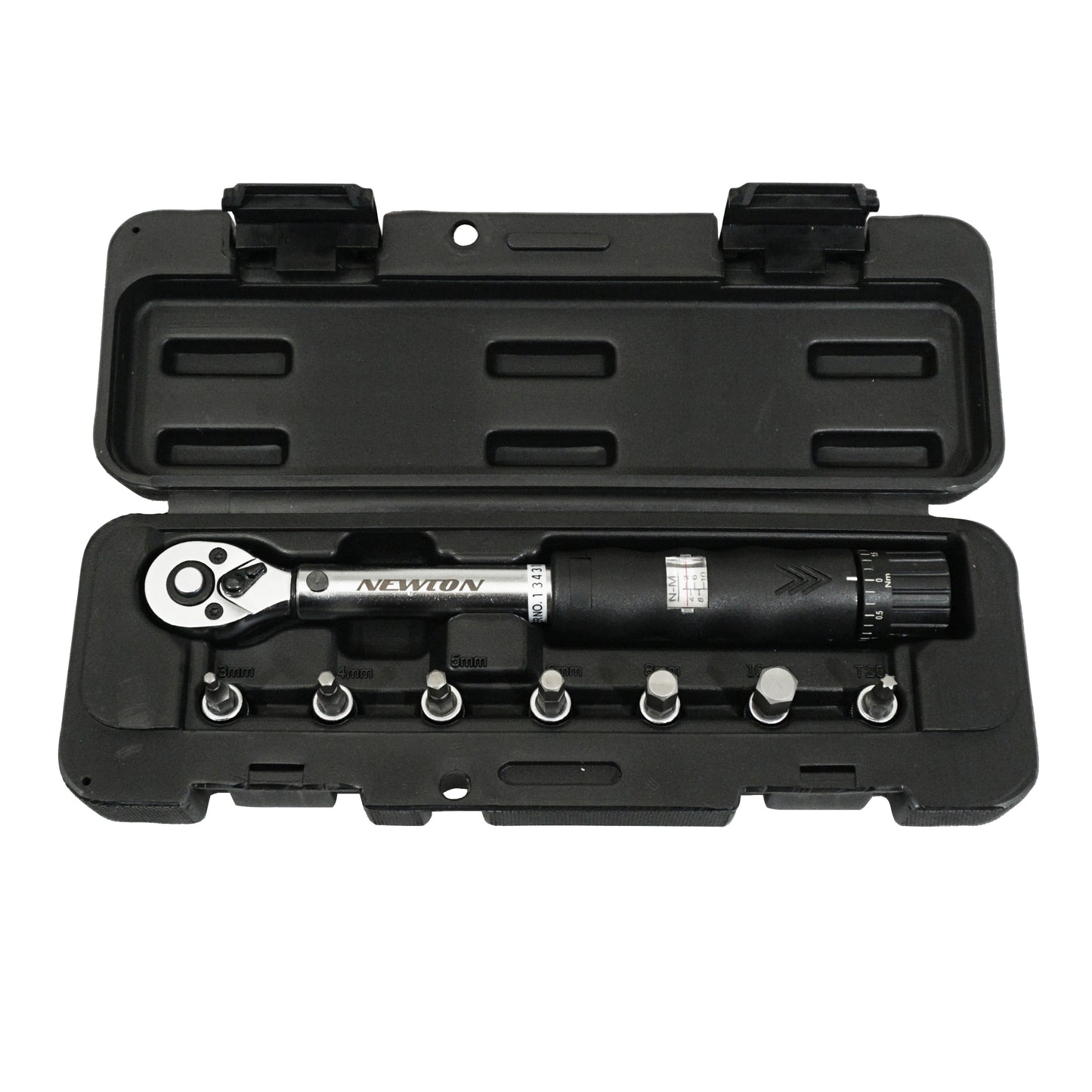 Torque wrench Newton 2 to 14 Nm in a case