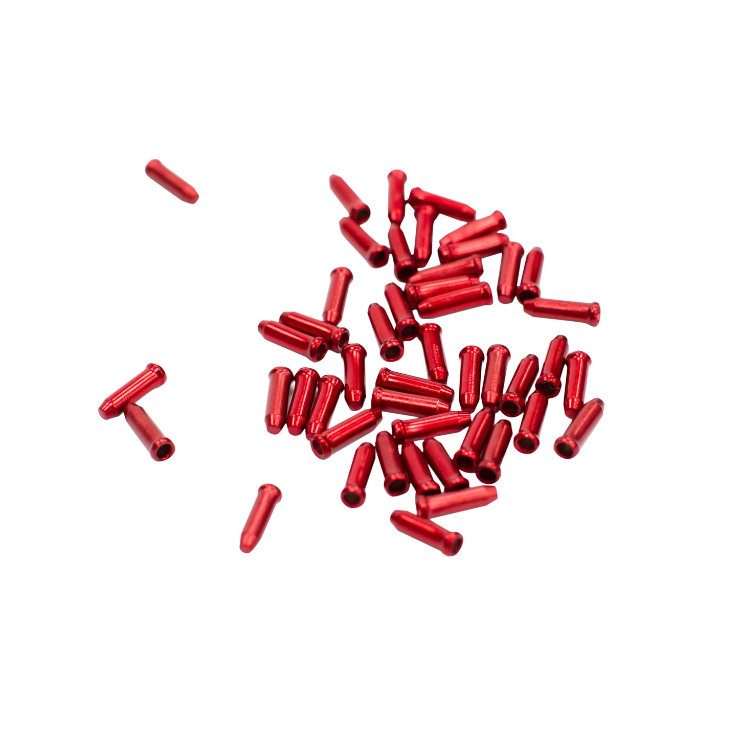 Embout de câble dérailleur-frein Fibrax 1,5-1,8mm rouge (sachet de 500)