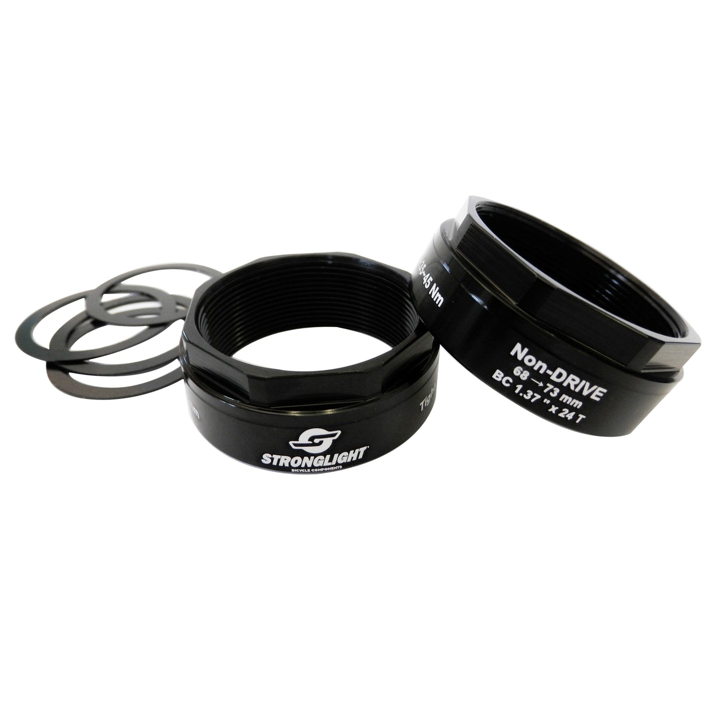 Adaptateur Cuvette intégrée Stronglight pour passer de bb30 (42mm) en filetage anglais - bsc - 1,37x24