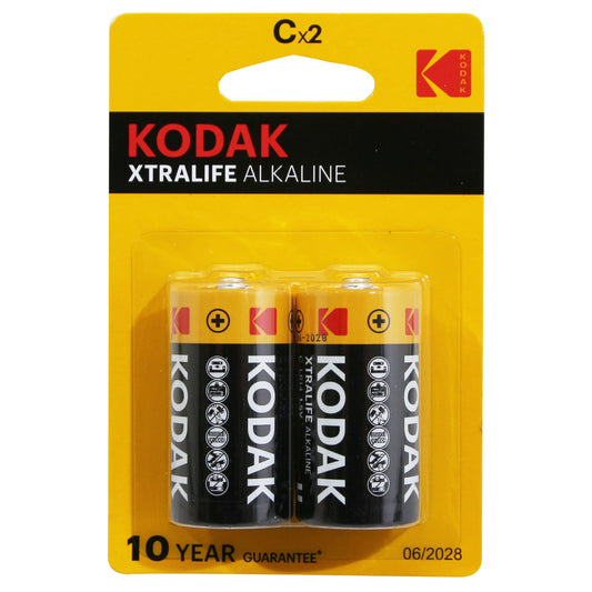 Pile Kodak LR14 alcaline Xtralife 1.5V vendues par 2