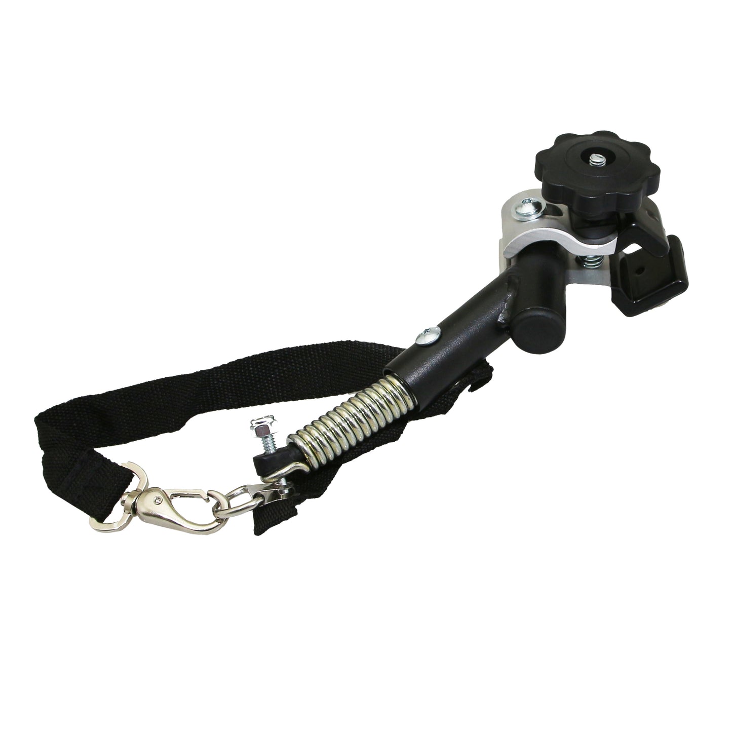 Child's bicycle trailer hitch thru-axle