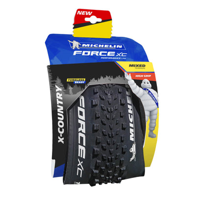 MTB Tire 27.5 X 2.25 Michelin Force XC Performance Tubeless Ready TS (57-584) (650B) E-Bike Compatible
