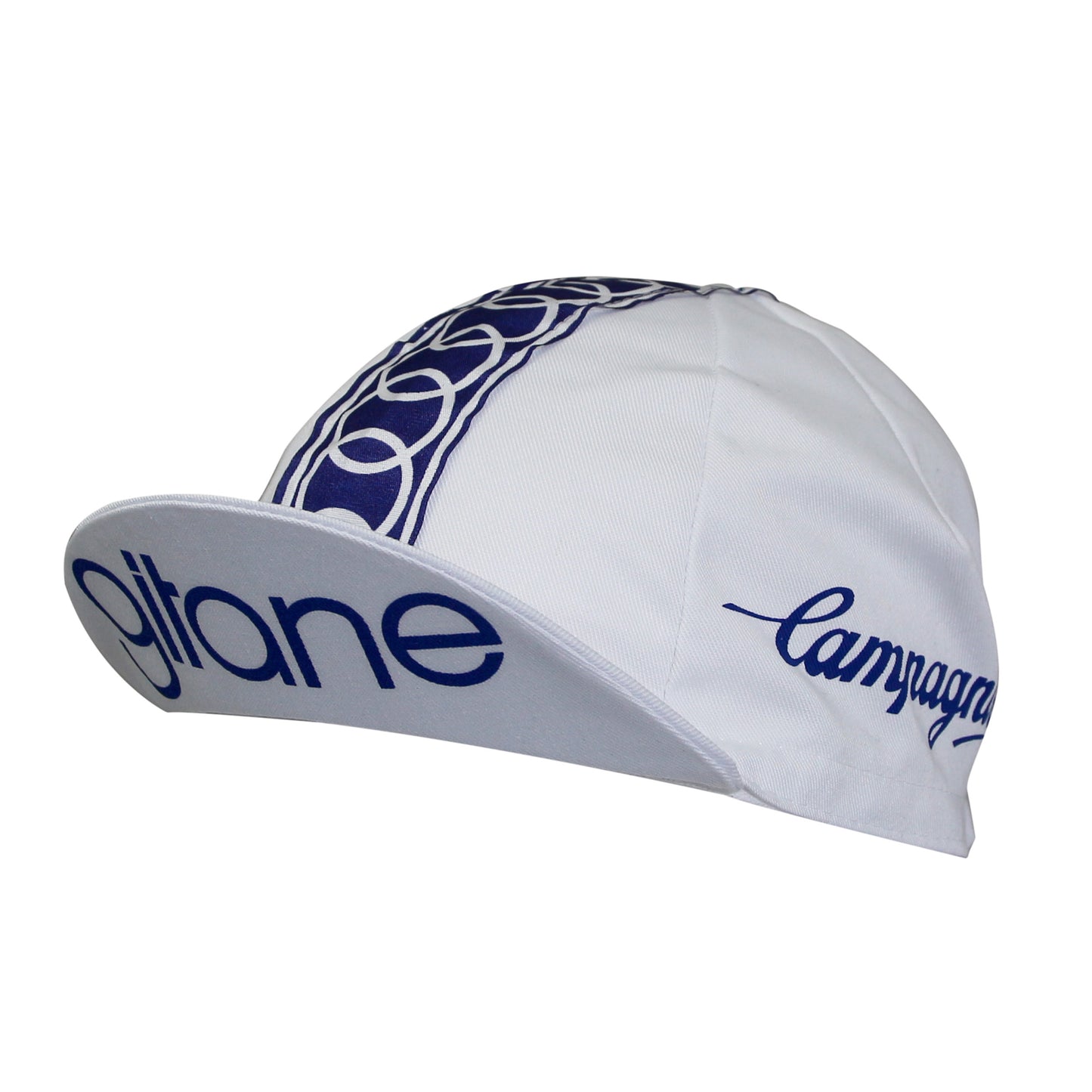 Casquette vélo équipe vintage gitane campagnolo blanc Gist