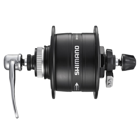 Moyeu dynamo Shimano DH-3D37 disc CL avant
