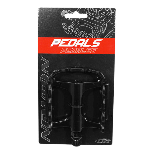 Premium Newton aluminum black 9/16 city mountain bike pedal