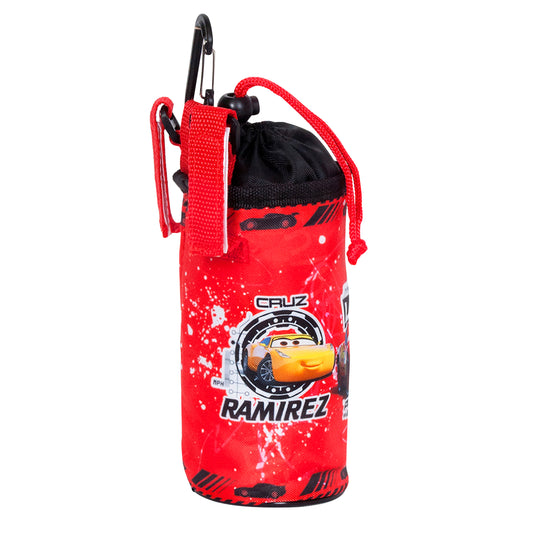 Porte-bidon enfant Disney Cars rouge fixation cintre velcro