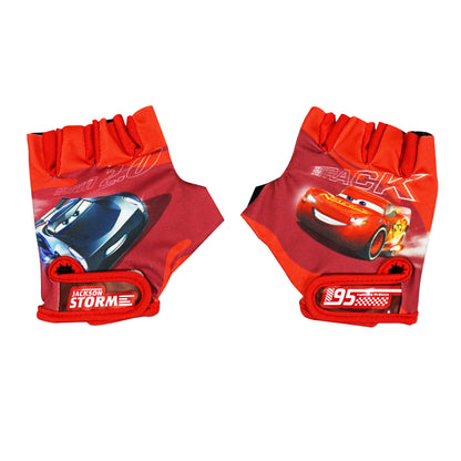 Gants vélo enfant Disney Cars rouge