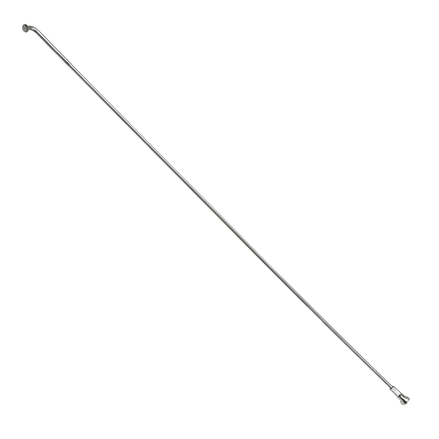 Rayon PCP renforcé inox argent 2mm/2,3mm coudé 270 mm