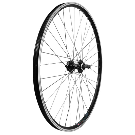 Roue PCP VTT disque blocage 29" arrière noir double paroi moyeu disque