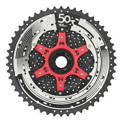 Cassette 12v. Sunrace mz91 10-50 VTT corps xd - livré avec adaptateur -