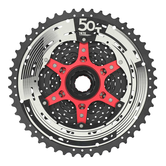 Cassette 12v. Sunrace mz91 10-50 VTT corps xd - livré avec adaptateur -