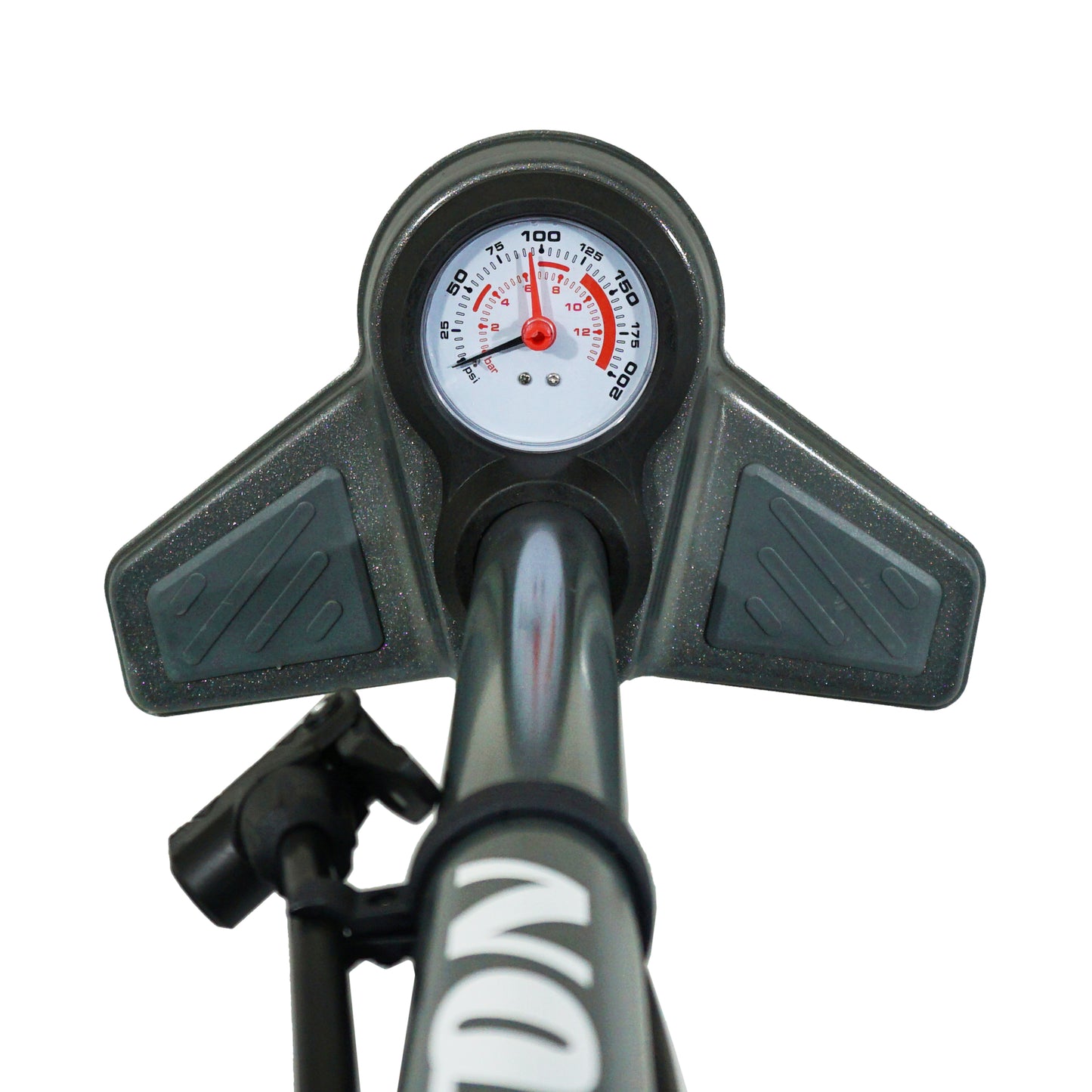 Newton FPV1 Grey Steel Foot Pump 11 Bar