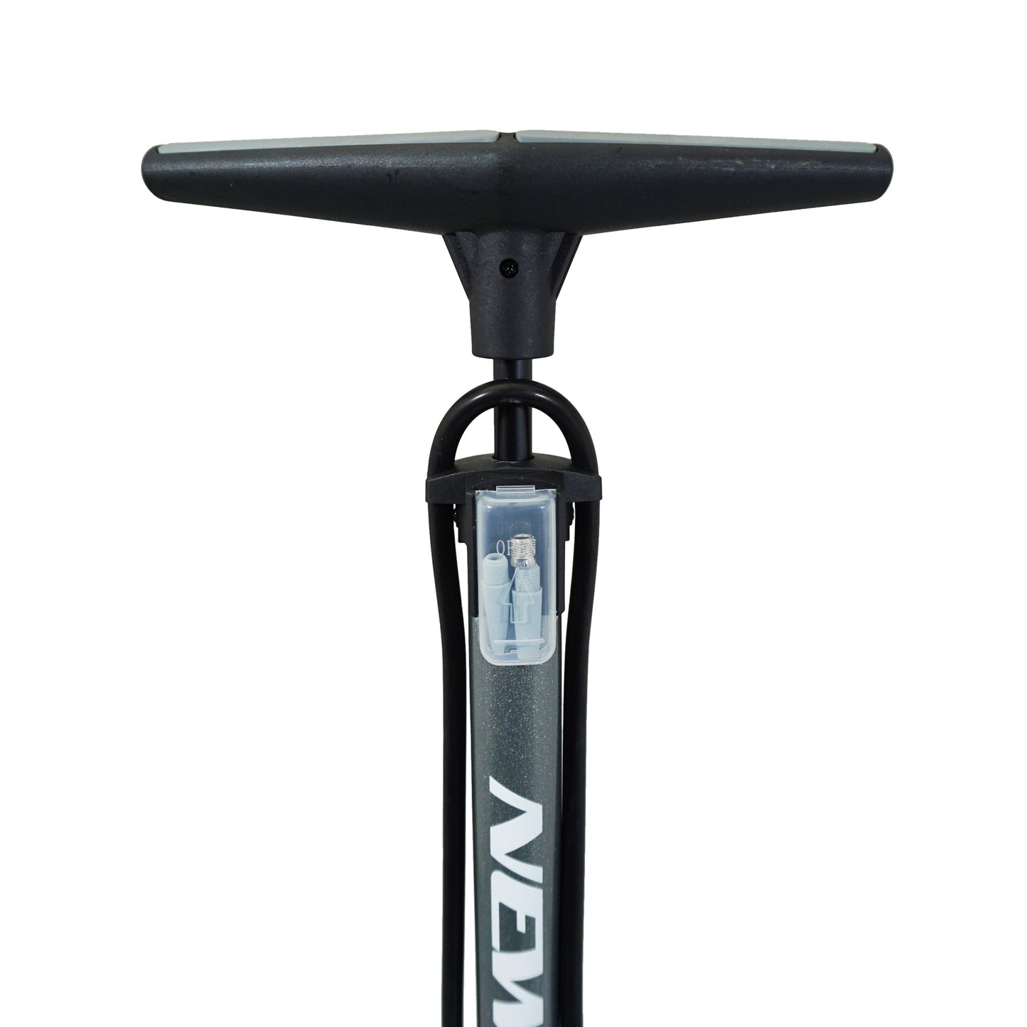 Newton FPV1 Grey Steel Foot Pump 11 Bar