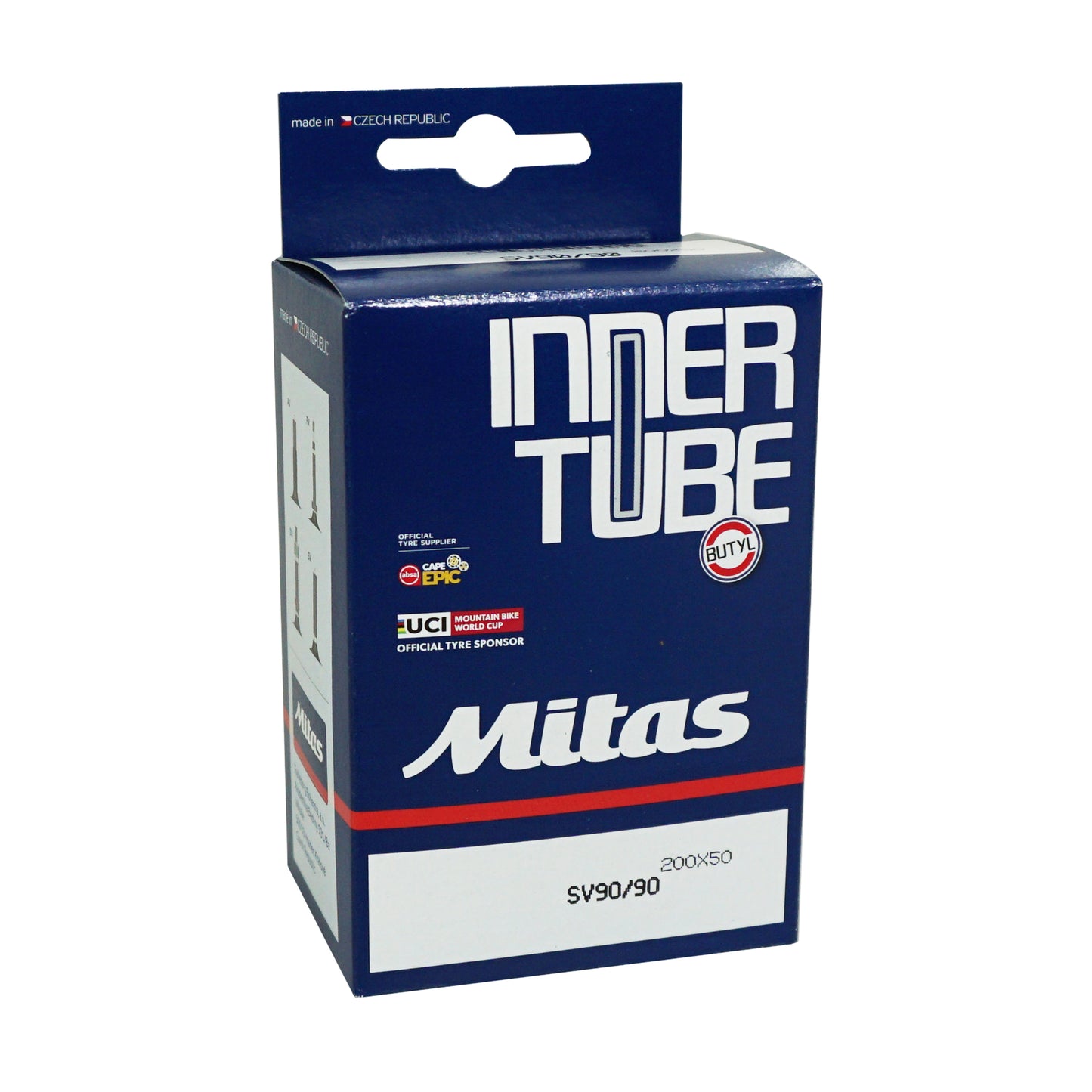 Inner tube for stroller - scooter 200 x 50 Rubena standard angled valve 90° (50-94)