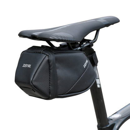 Sacoche de selle vélo Zéfal iron pack 0,9l noir fixation rail de selle