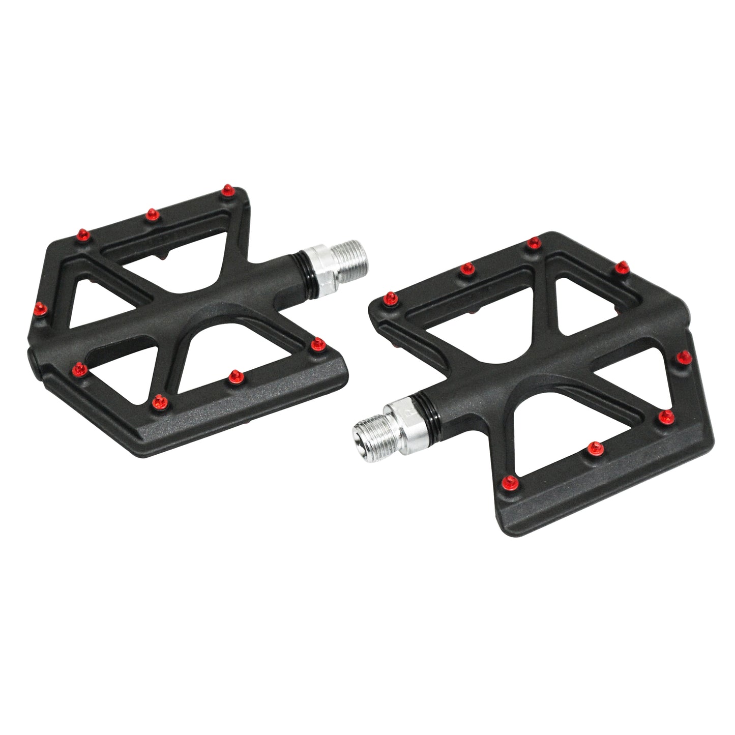 Pédale VTT BMX plateforme PCP alu fibre carbone 9/16