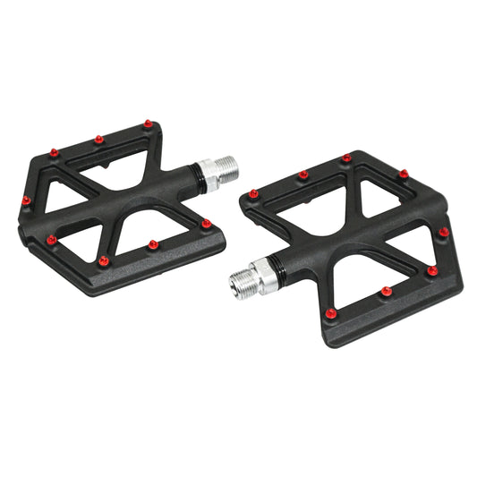 BMX MTB flat platform pedals PCP carbon fiber aluminum 9/16
