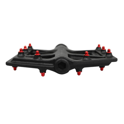 Pédale VTT BMX plateforme PCP alu fibre carbone 9/16