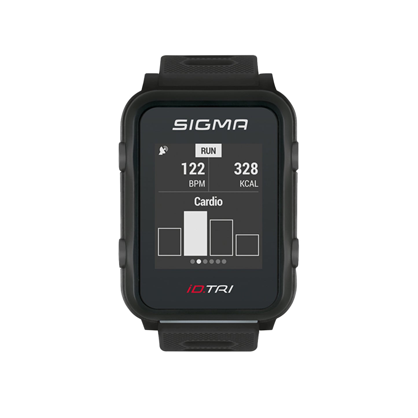 Montre Gps cardio Sigma id.tri noir fréquence cardiaque au poignet - mode compétition et entrainement
