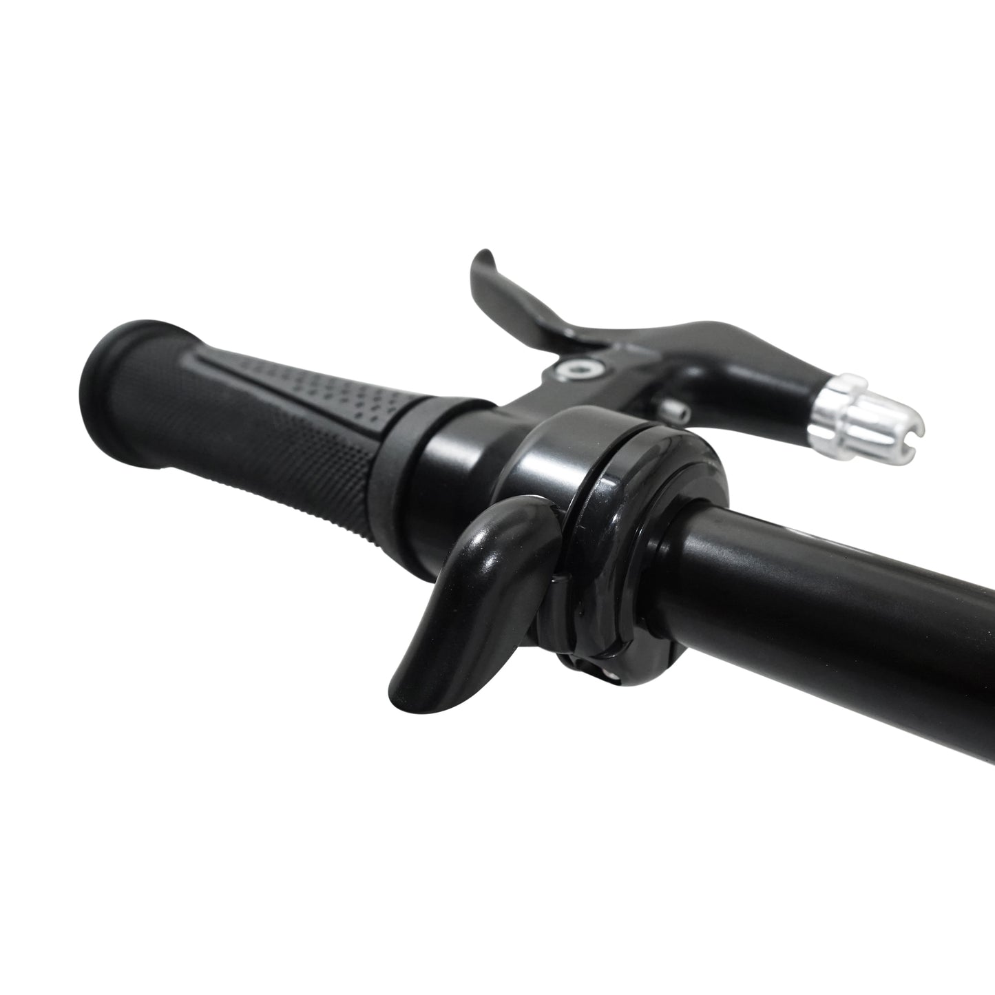 Sonnette Newton Ping Mini alu noir fixation cintre