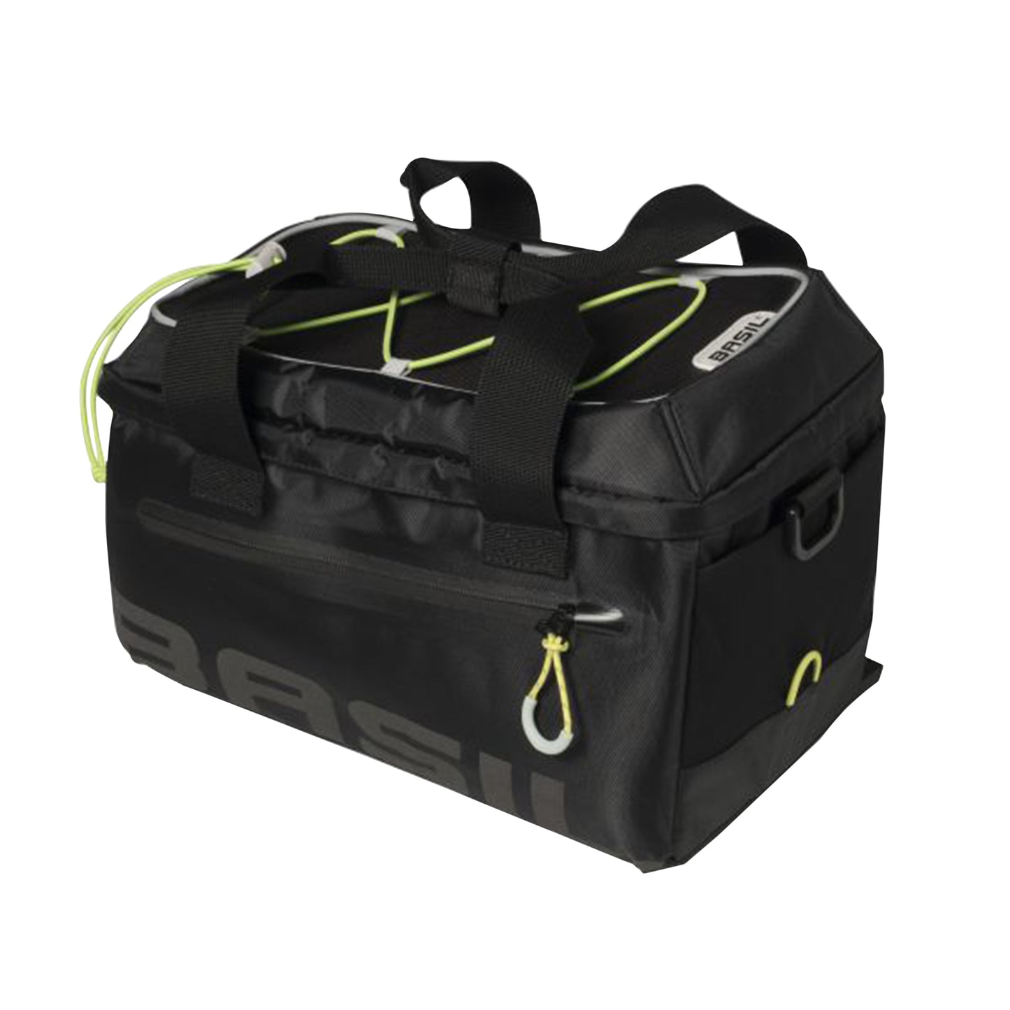 Sacoche arrière vélo trunkbag Basil miles 7l noir fixation sur porte bagage waterproof 21x32x19cm