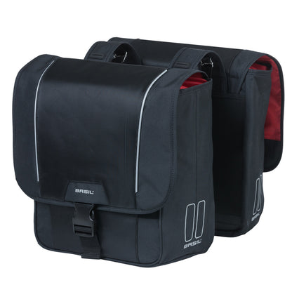 Basil Sport Design 32L Double Rear Bike Pannier Black 100% Waterproof 35x15x43 cm