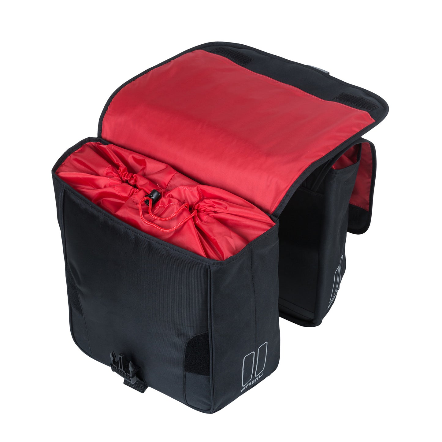 Basil Sport Design 32L Double Rear Bike Pannier Black 100% Waterproof 35x15x43 cm