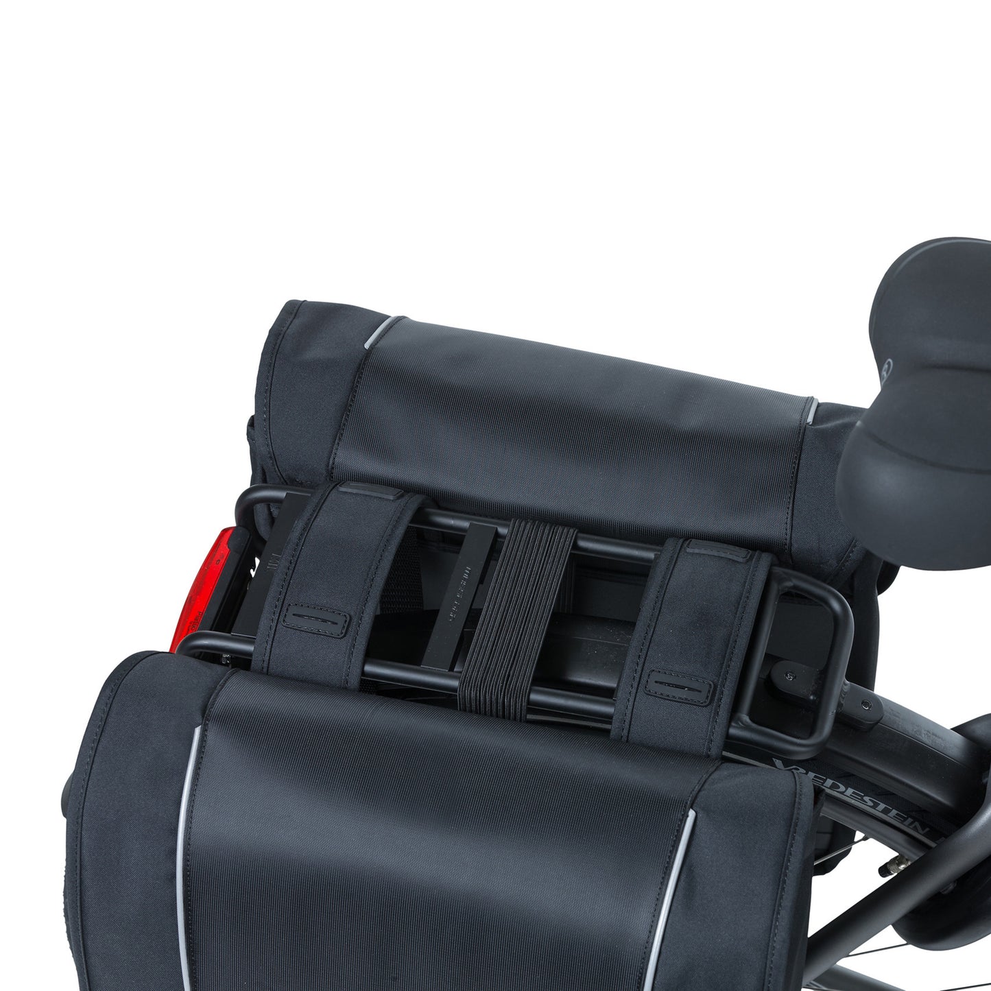 Basil Sport Design 32L Double Rear Bike Pannier Black 100% Waterproof 35x15x43 cm