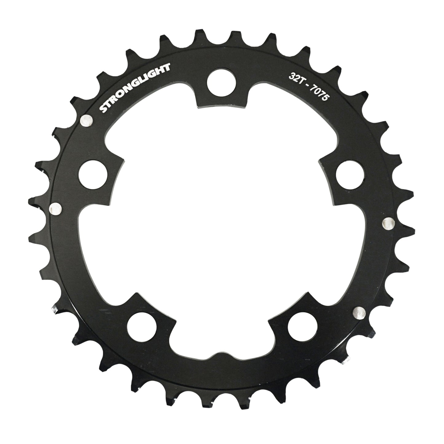Plateau VTT 5 bras Stronglight D94 triple milieu 32D 8-9V
