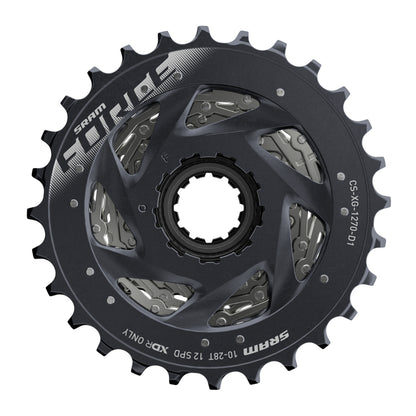 12-speed cassette. Sram AXS Force XG-1270 10-28 for XDR driver body (10-11-12-13-15-16-17-19-21-24-28)