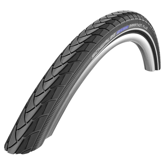 Hybrid - Urban E-Bike Tire 700 x 35 Schwalbe Marathon E-Plus Black TR (37-622) 5mm Reinforcement Reflex Sidewall E-50 E-Bike Approved
