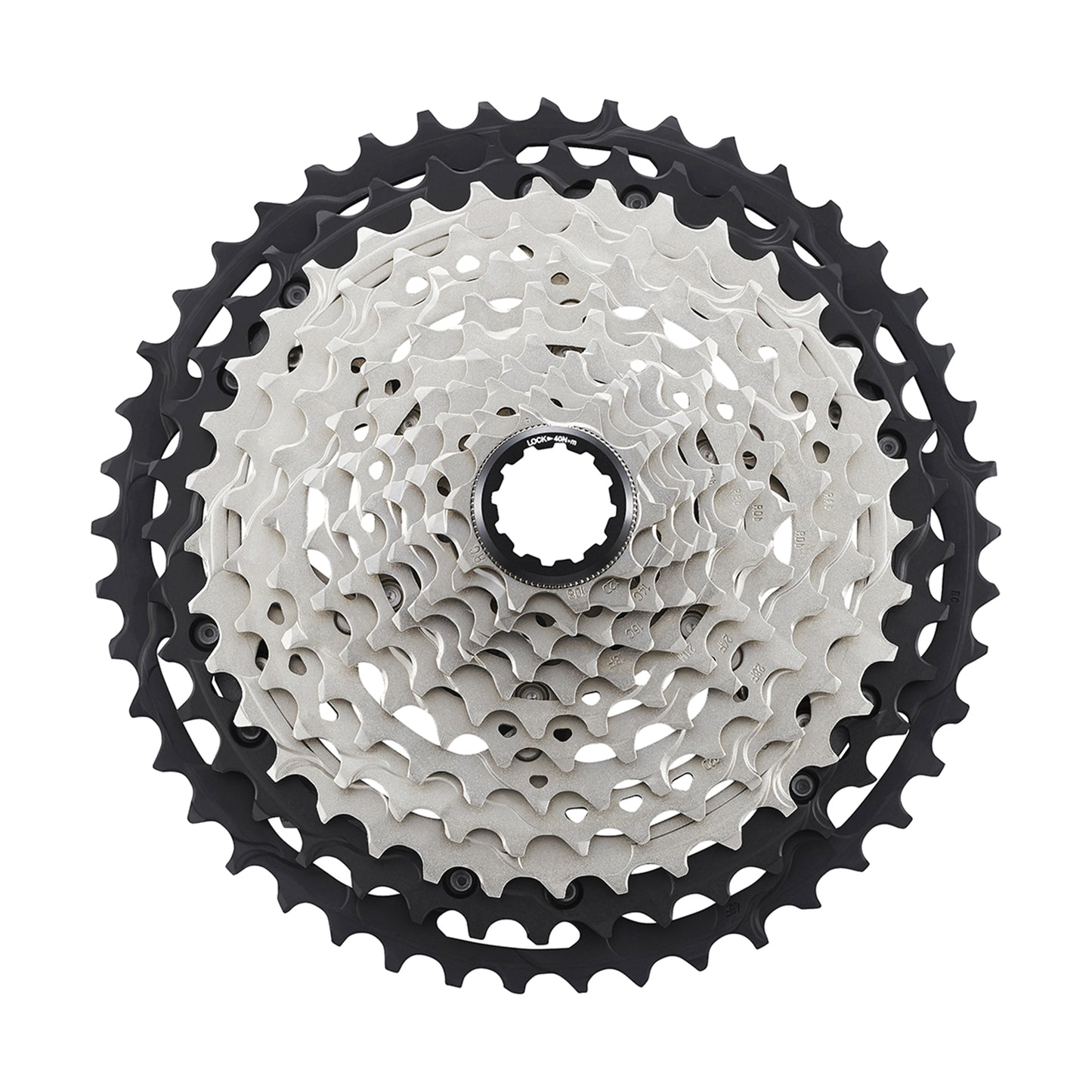 12-speed cassette. Shimano XT M8100 10-45 microspline new spline (10-12-14-16-18-21-24-28-32-36-40-45)