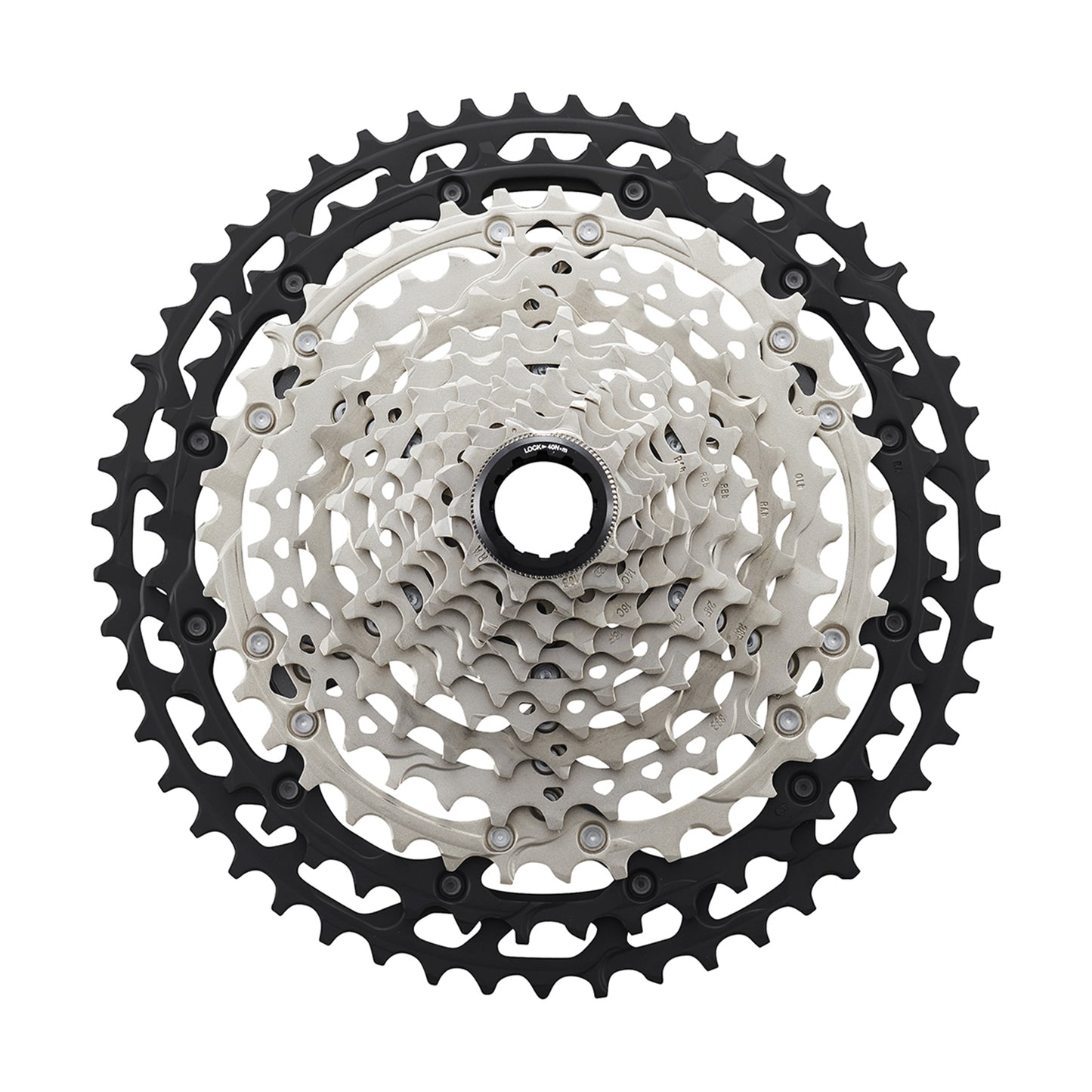 Cassette 12v. Shimano xt m8100 10-51 microspline nouvelle empreinte (10-12-14-16-18-21-24-28-33-39-45-51)