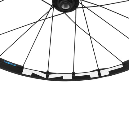 Roue VTT disque 27.5" Shimano MT500 Boost centerlock avant noir