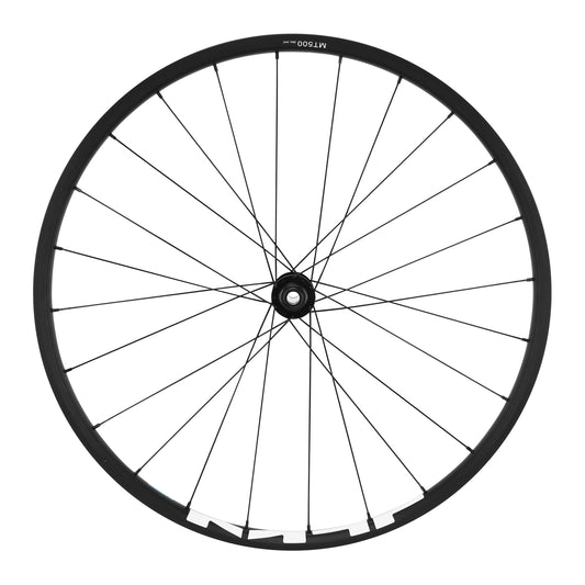 Mountain bike wheel disc 29" Shimano MT500 Boost centerlock front black
