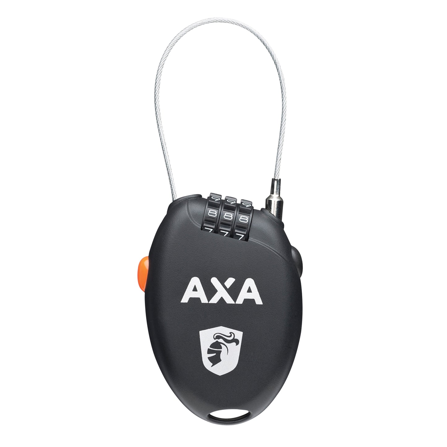 Antivol vélo câble à combinaison Axa roll noir l750 mm diam 1.6 mm